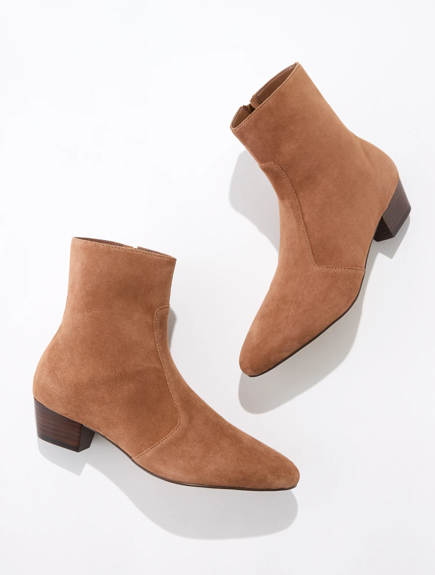 Lucy Suede Ankle Boots - Jasper - 10 1/2 M Talbots | Talbots