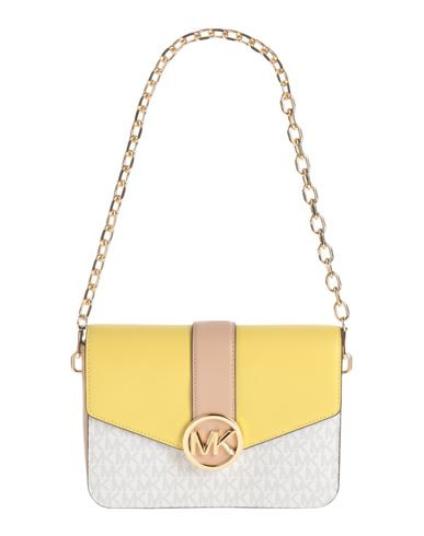 Michael Michael Kors Woman Shoulder bag Yellow Size - Soft Leather | YOOX (US)