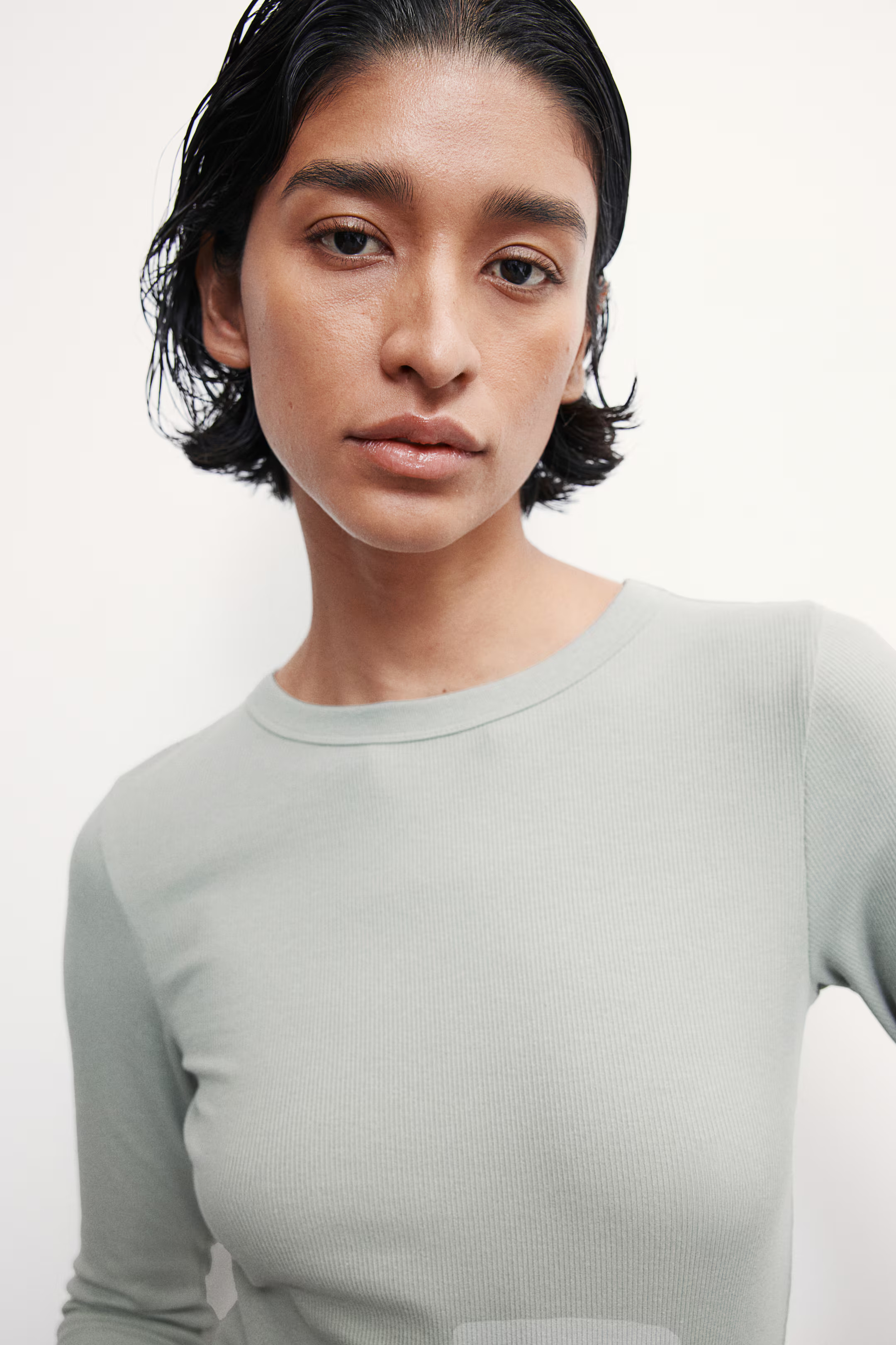 Ribbed Modal-blend Top | H&M (US + CA)