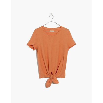Texture & Thread Modern Tie-Front Top | Madewell