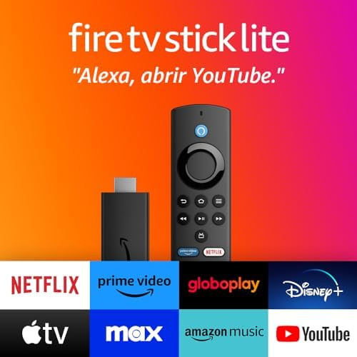 Fire TV Stick Lite | Streaming em Full HD com Alexa | Com Controle Remoto Lite por Voz com Alexa ... | Amazon (BR)