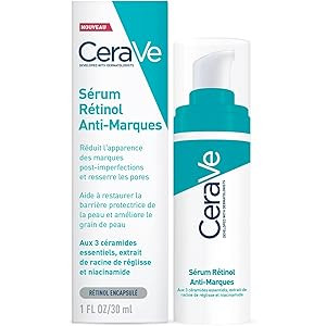 Cerave Serum Rétinol Anti Marques post imperfections | 30 ML | enrichi au Rétinol pour peaux à... | Amazon (FR)