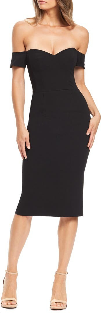 Bailey Off the Shoulder Body-Con Dress | Nordstrom