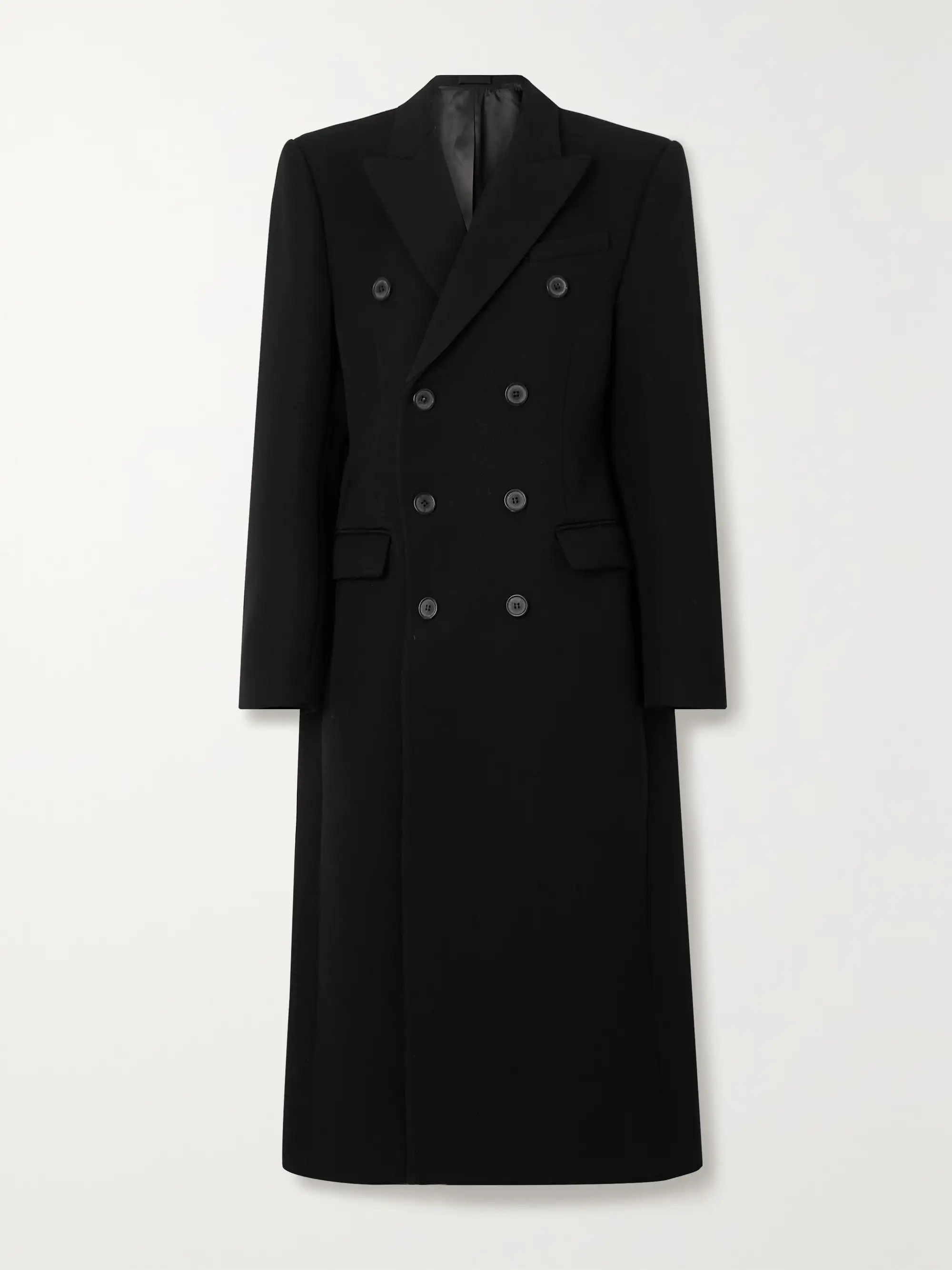 Double-breasted merino wool-twill coat | NET-A-PORTER (US)