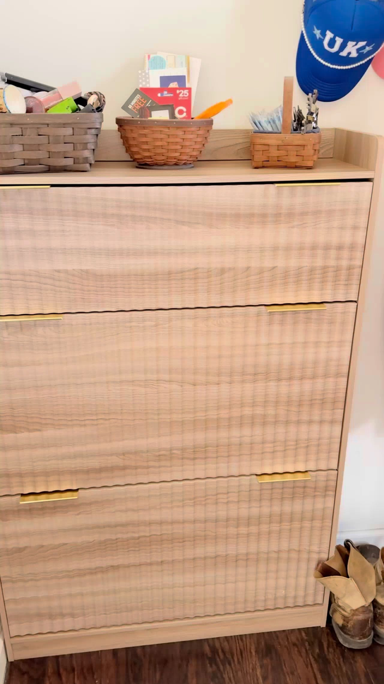 This cleaned up my entry way and gave it a more polished elevated look!  Shoe storage looks GOOD 

 #LTKHome #LTKShoeCrush #LTKFamily