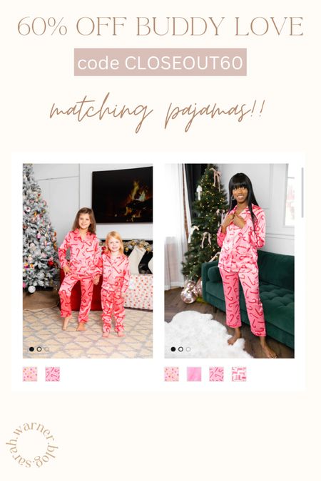 60% OFF Buddy Love with code CLOSEOUT60 🎉 

Mommy and me | Christmas pajamas | matching pajamas

#LTKsalealert #LTKHoliday #LTKkids