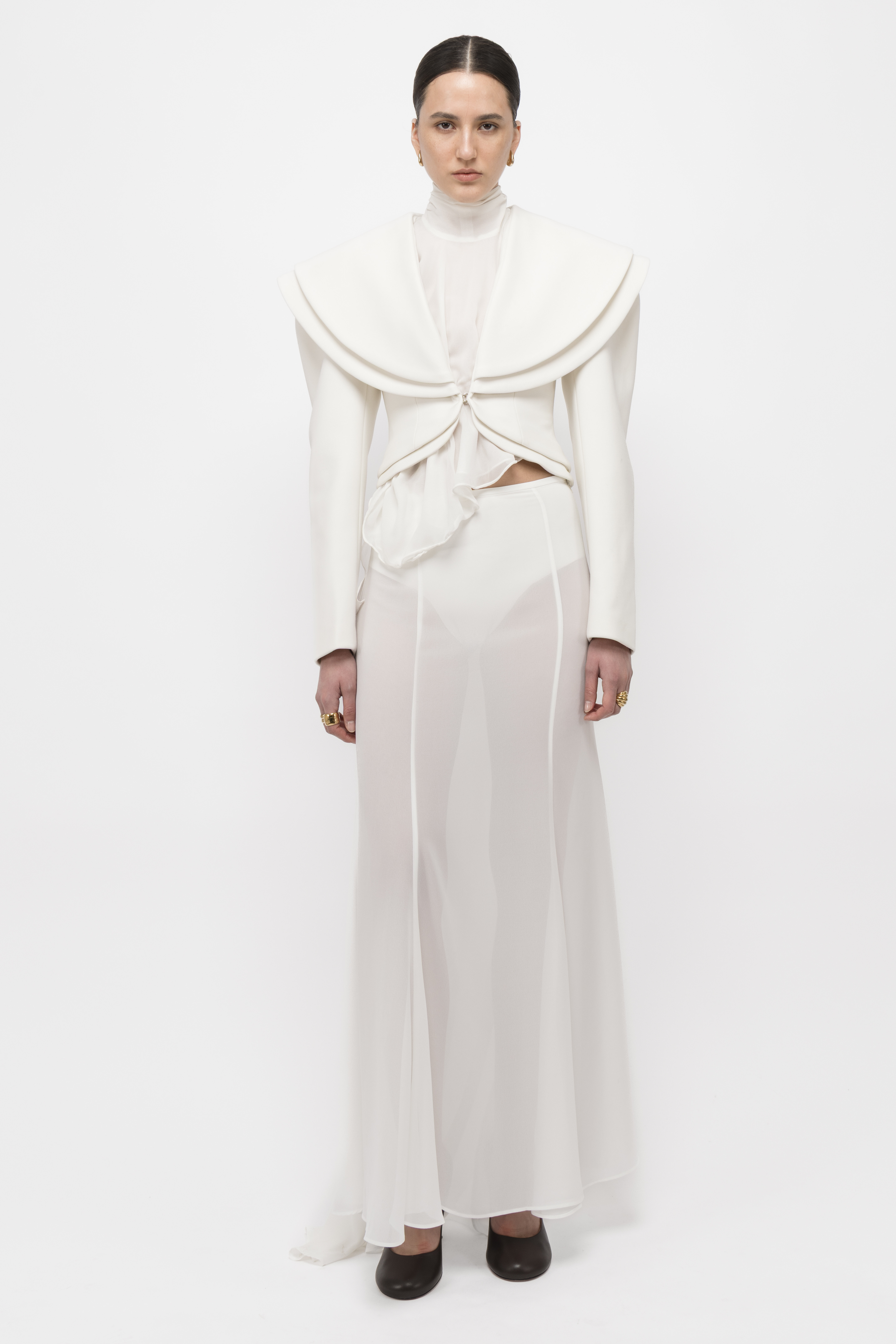 Sheer Maxi Skirt | ARAKII