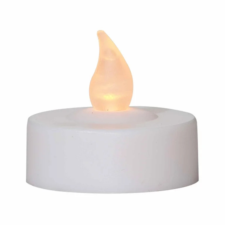 Indoor Battery-Operated LED Tealight Candles, White, 6 Count, by Holiday Time | Walmart (US)