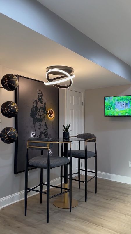 Man cave style basement remodel and decorating ideas! Shop these finds below #beforeandafter #homedecor #amazonhome 

#LTKSummerSales #LTKHome #LTKSaleAlert