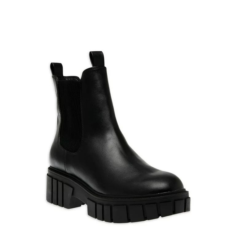 Madden NYC Women's Chunky Lug Chelsea Boots | Walmart (US)