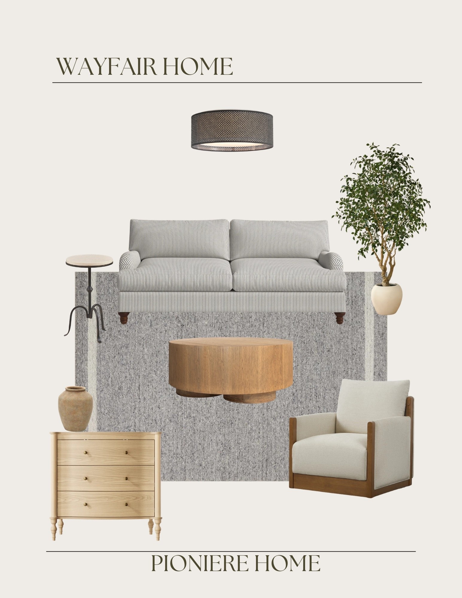 Wayfair home. Neutral home finds, classic home, magnolia home rug, faux ficus tree, wood coffee table, affordable home finds 

#LTKSaleAlert #LTKSeasonal #LTKHome