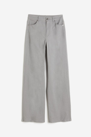 Wide-leg Twill Pants | H&M (US + CA)