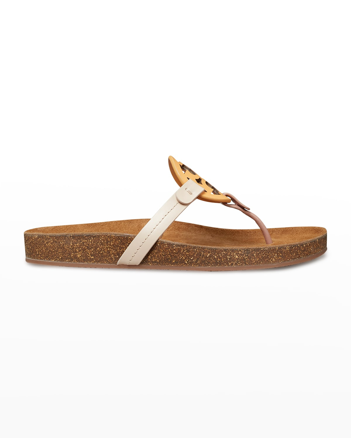 Miller Cloud Tricolor Medallion Thong Sandals | Neiman Marcus