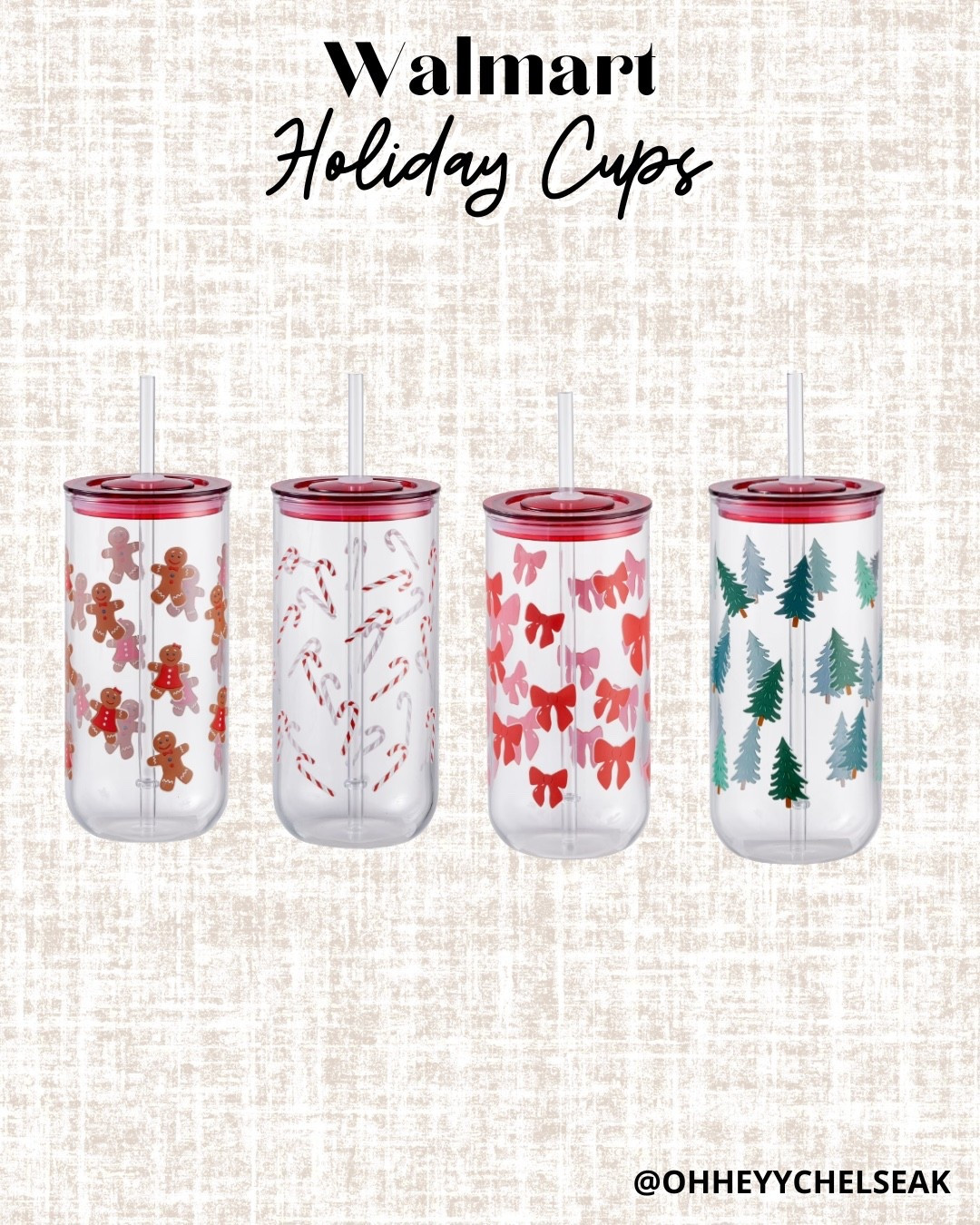 How cute are these cups from Walmart?! So fun and festive! 

#LTKHome #LTKSeasonal #LTKHoliday