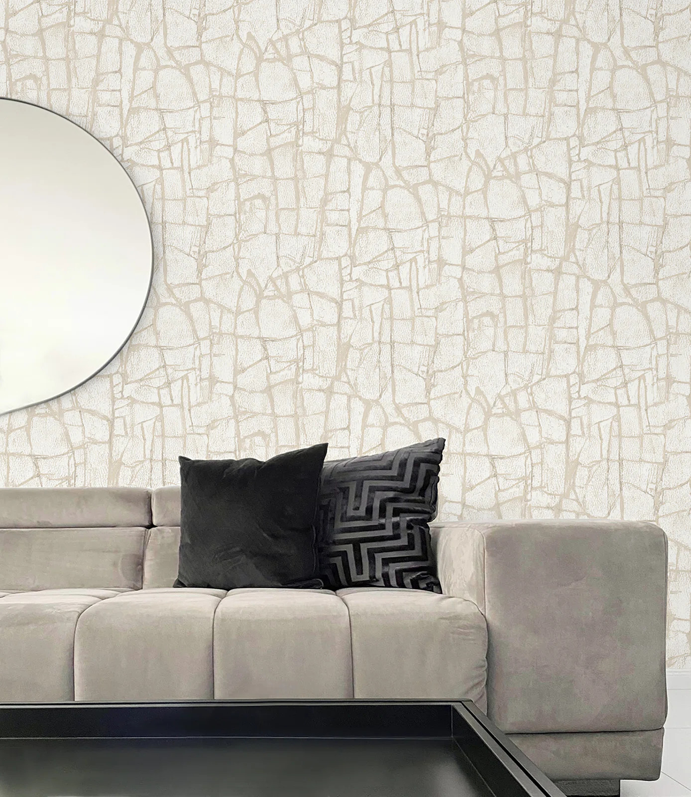 Surface Style Petra Stone 18' L x 20.5" W Peel and Stick Wallpaper Roll | Wayfair North America