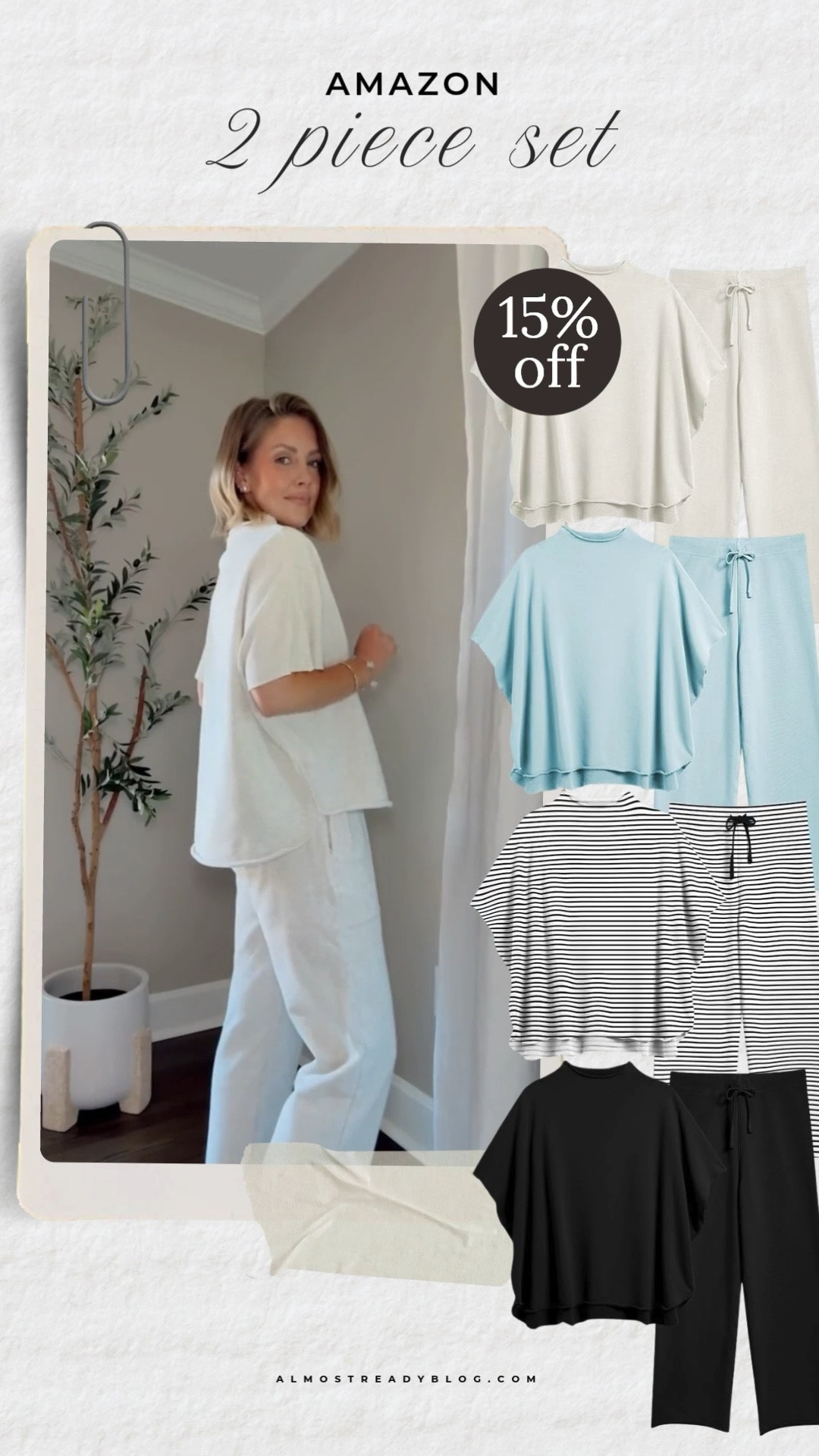 I have size Small 🤍

matching lounge set, casual travel outfit, comfy airport style, effortless everyday look, relaxed summer outfit, two piece set, lounge wear, travel essentials, casual chic, summer loungewear, matching set

#LTKootd #LTKOver40 #LTKPetite