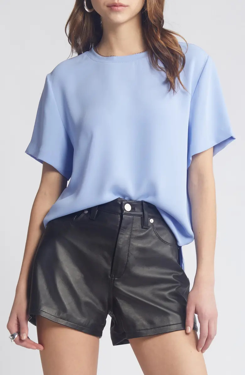 Satin T-Shirt | Nordstrom