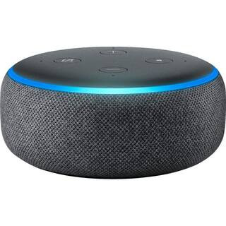 Amazon Echo Dot in Charcoal (Gen 3) B07FZ8S74R - The Home Depot | The Home Depot