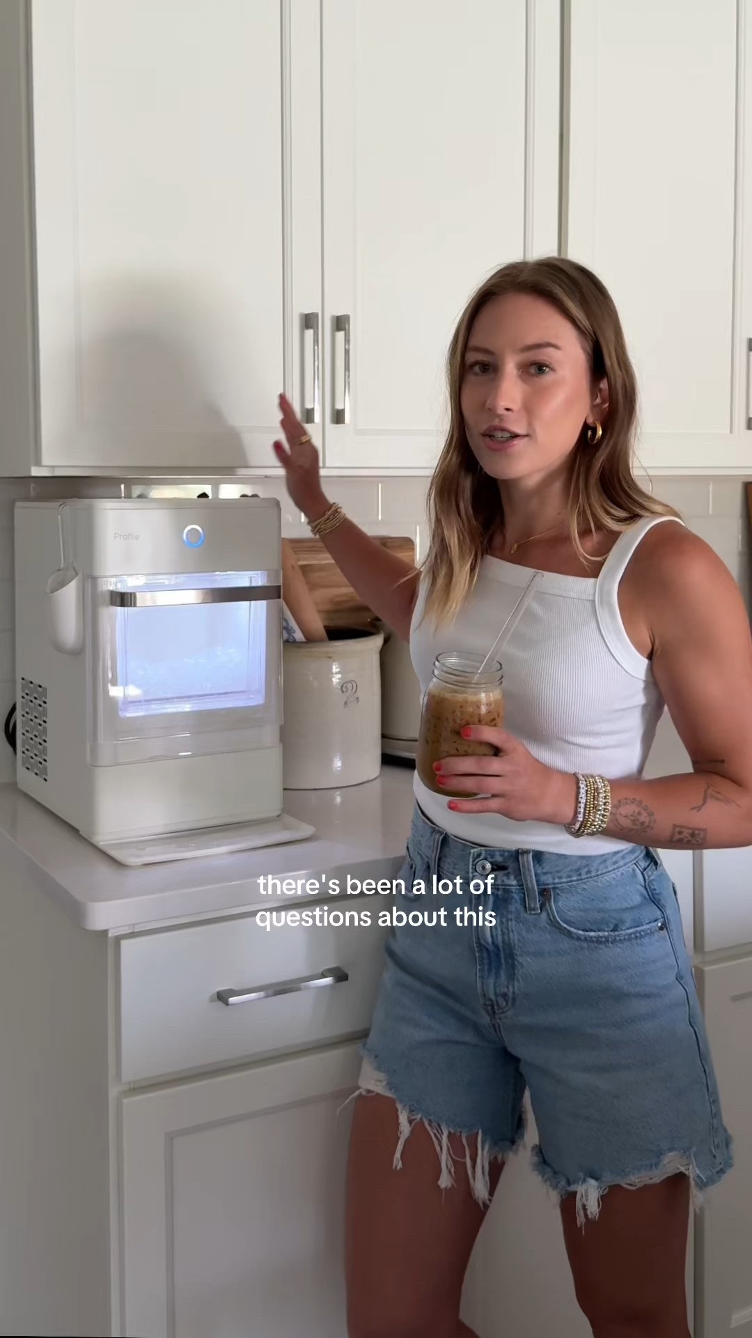 7/7/25 Nugget Ice Machine Review + Casual Outfit

Sharing the GE Profile Nugget Ice Maker I’ve been obsessed with — it’s been the best little luxury for daily use and just got put to the test at our first big party. So easy to use, and everyone loved it! Also linking my Abercrombie outfit from the video: the classic denim shorts and basic tank I throw on all the time 