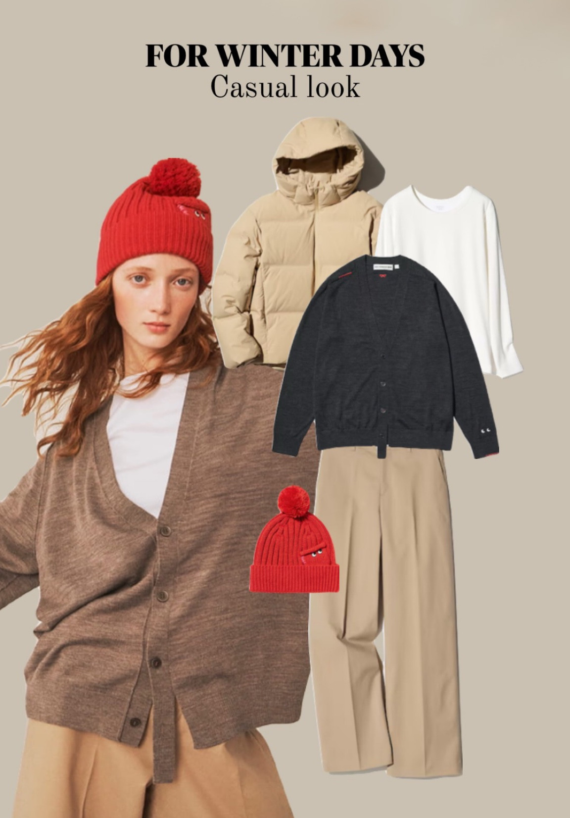 Outfit idea for freezing days

Puffer jacket, piumino, Uniqlo, wool cardigan, wool hat, beige trousers, pantaloni beige, maglia termica, thermal shirt, outfit invernale, look invernali, winter casual outfit 

#LTKeurope #LTKwinter #LTKitalia