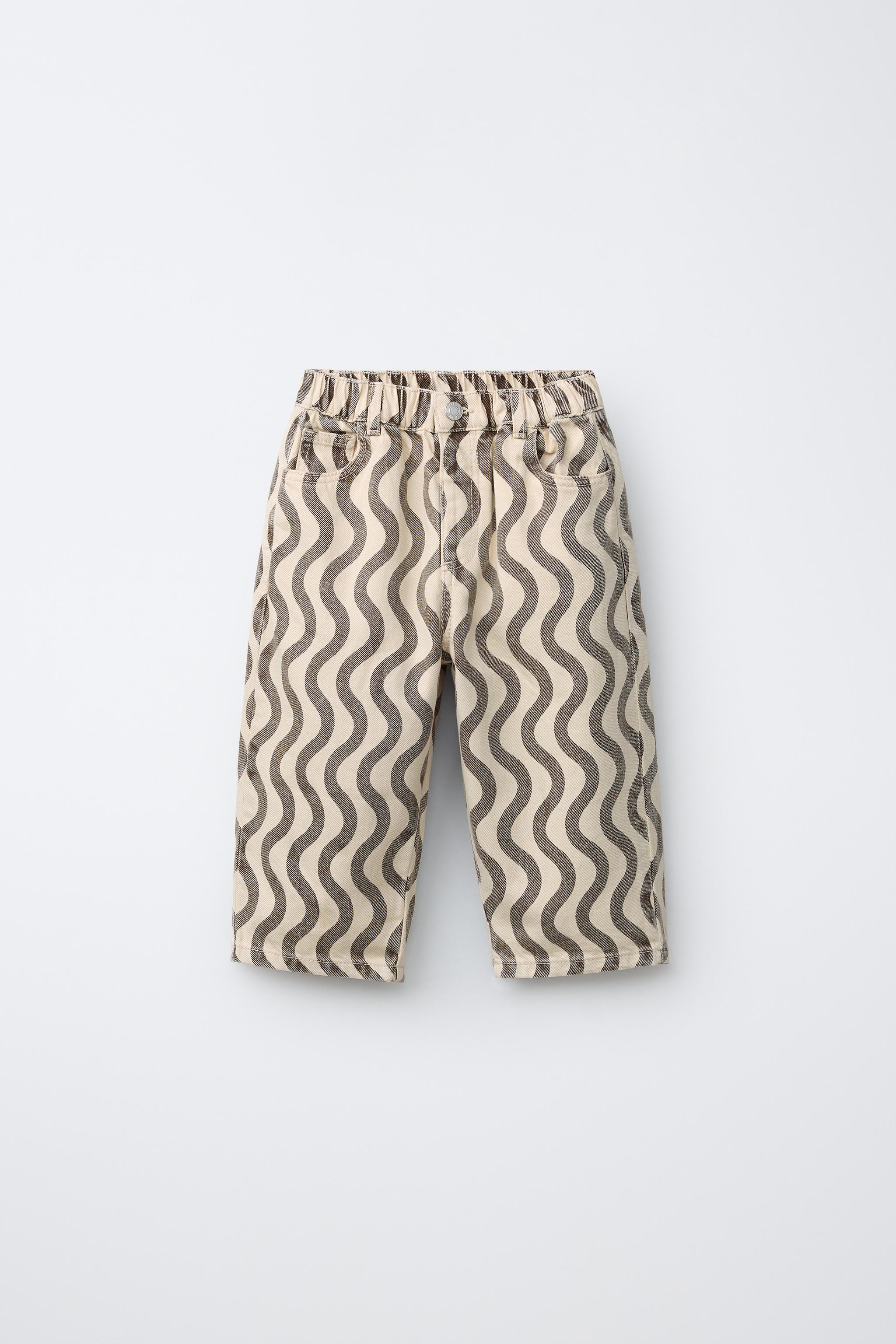 GEOMETRIC PRINT JEANS | Zara US