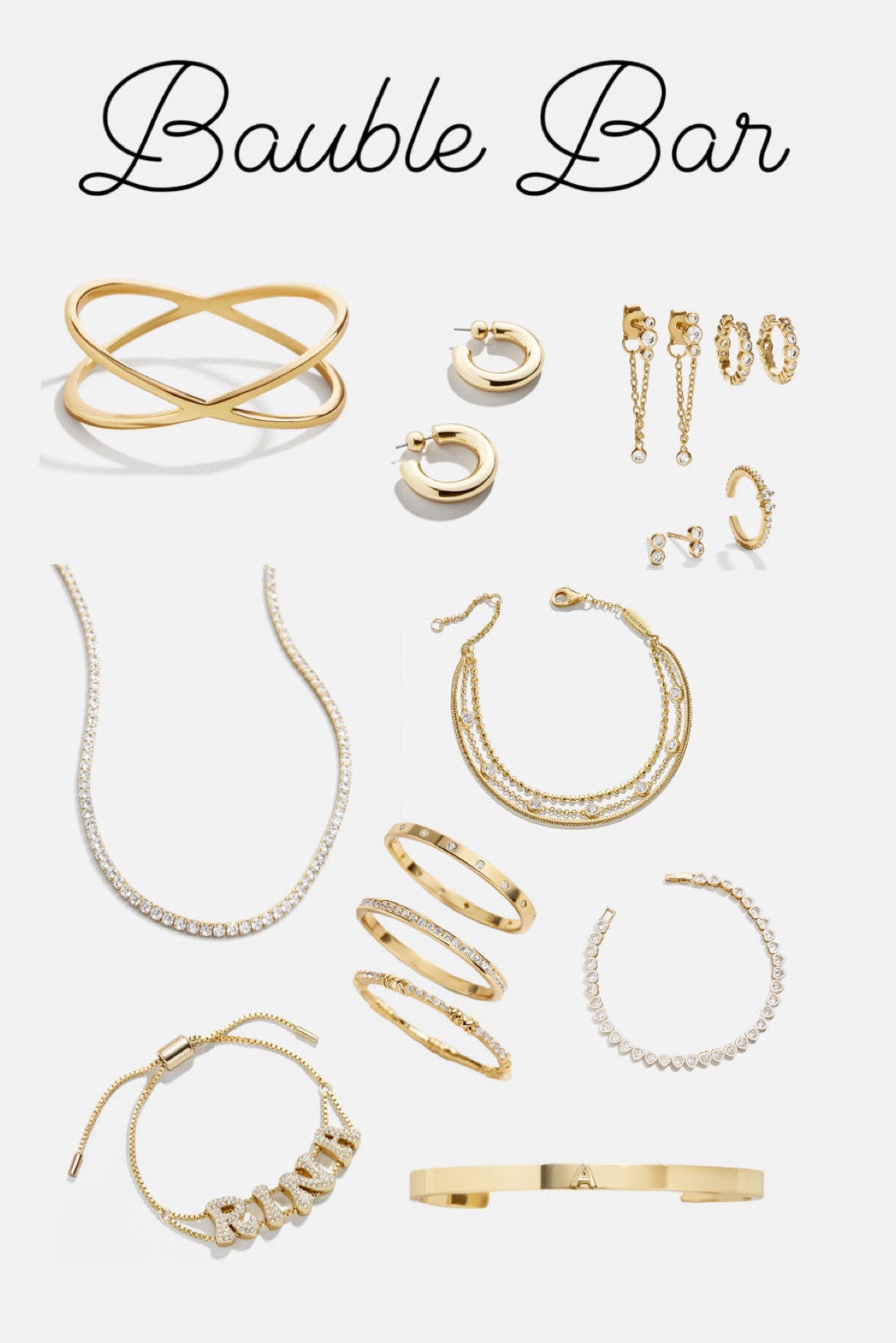 Bauble bar favorites 💕 // gold jewelry// stacking bracelets

#LTKGiftGuide #LTKbeauty #LTKstyletip