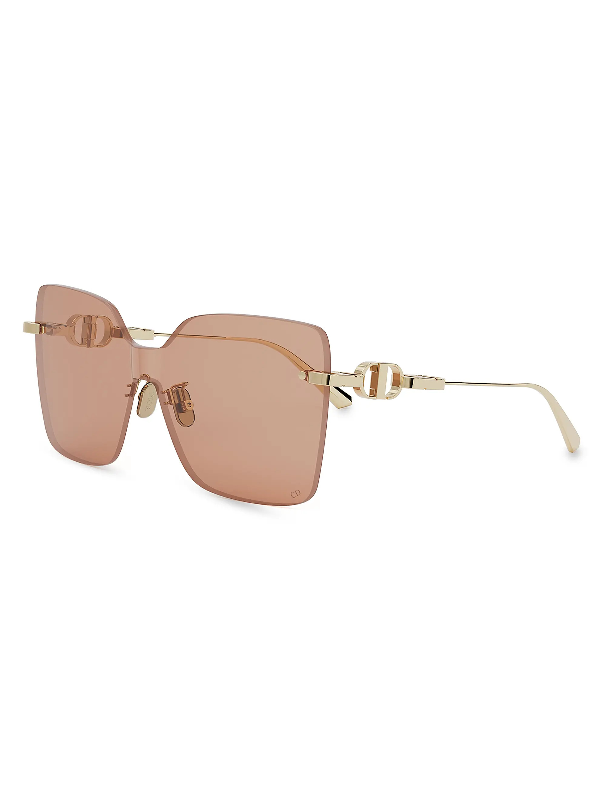 CD Chain M1U 140MM Shield Sunglasses | Saks Fifth Avenue