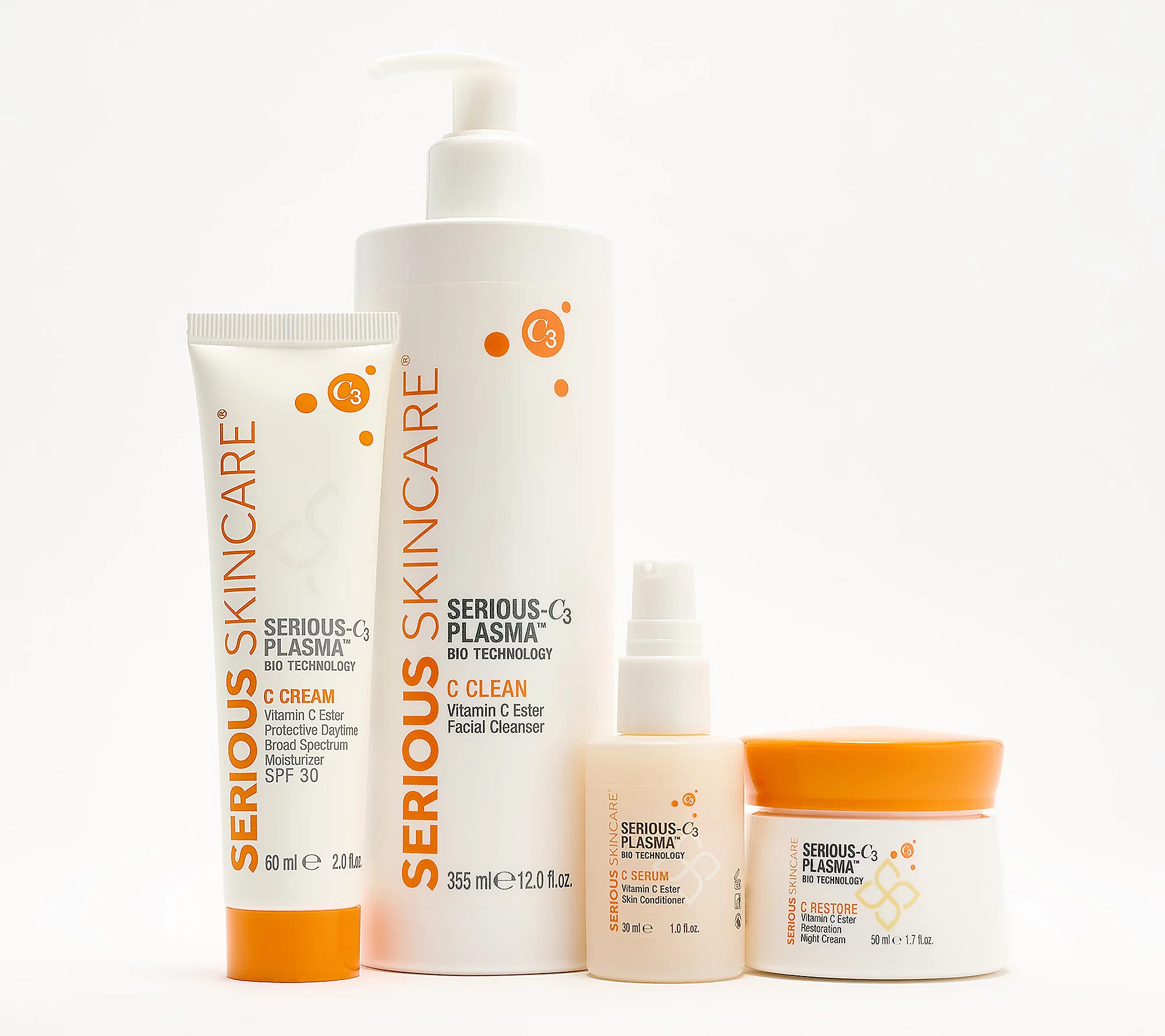 SERIOUS SKINCARE Vitamin C AM/PM 4 pc Kit | QVC