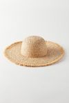 Frayed Straw Boater Hat | Urban Outfitters (US and RoW)
