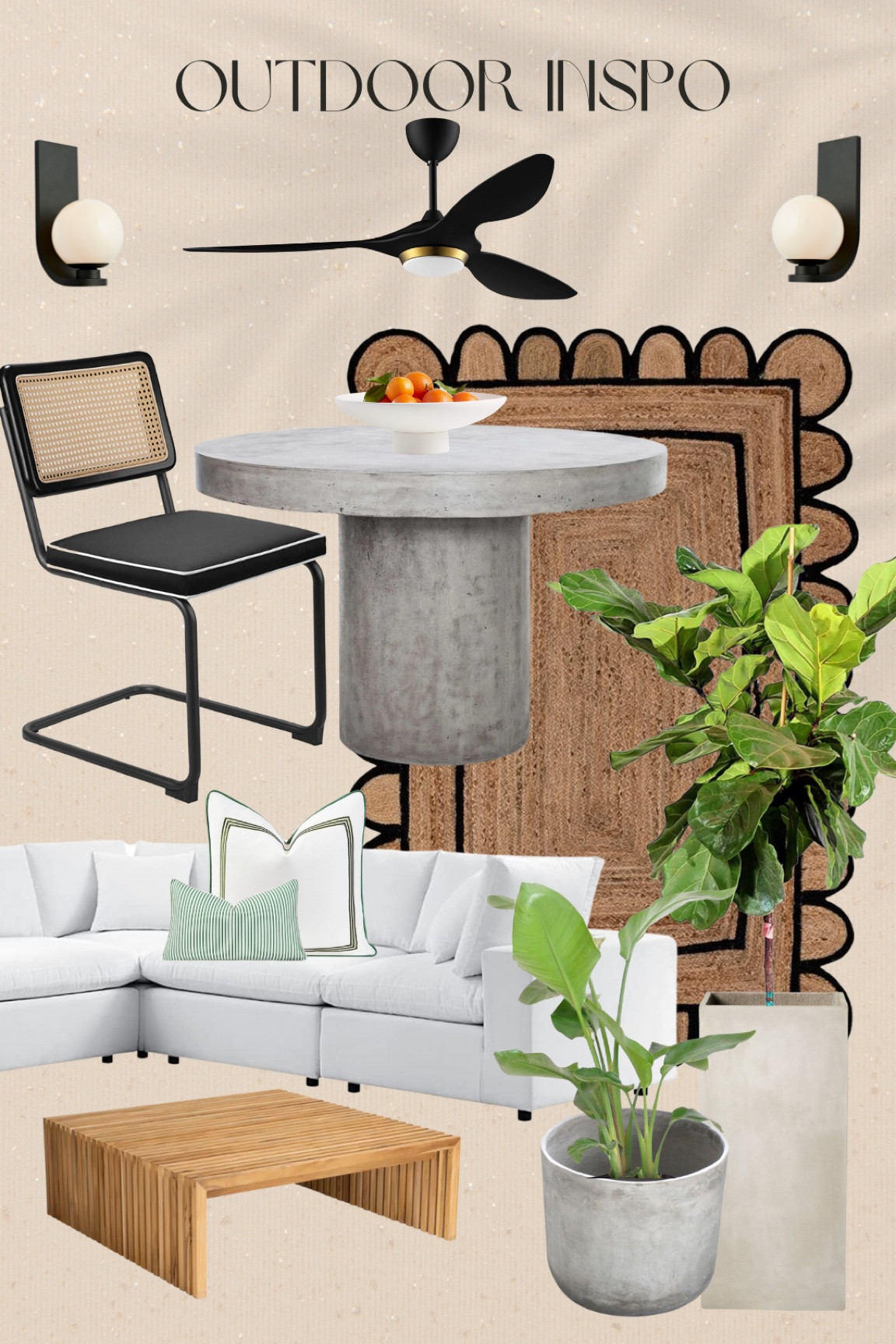 Outdoor furniture and decor! The outdoor rug, chair, and outdoor sectional sofa are from Amazon!!! 

#meandmrjones
#amazonfinds 
#modernoutdoordecor

#LTKunder100 #LTKhome #LTKunder50