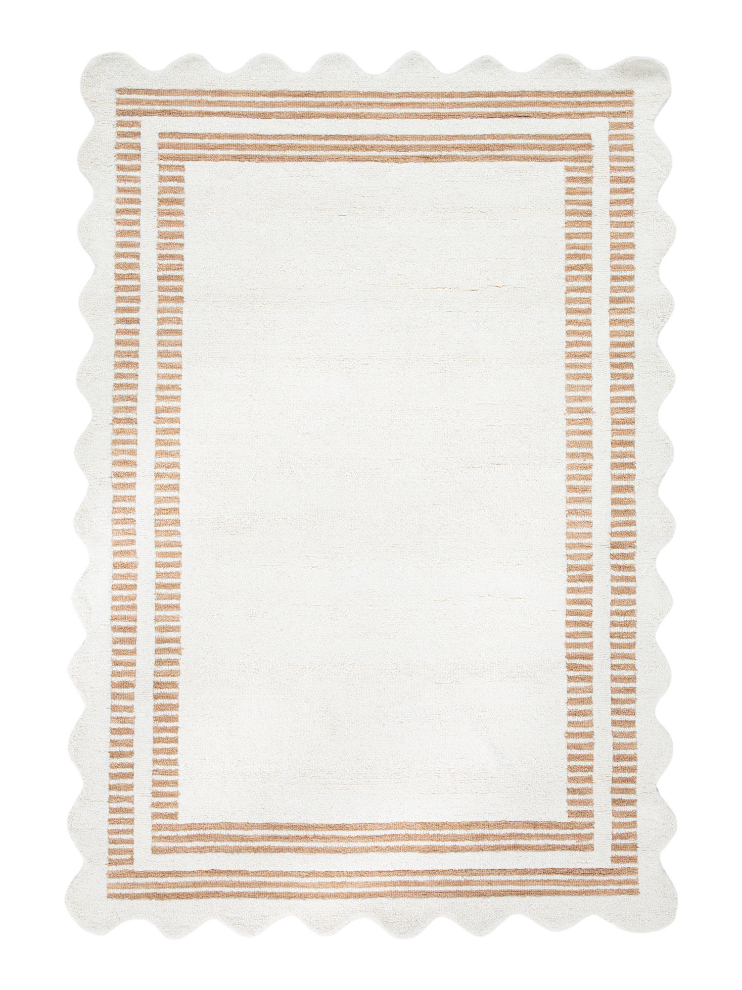 5x7 Wool Scottie Hand Tufted Scalloped Edge Area Rug | Home | Marshalls | Marshalls