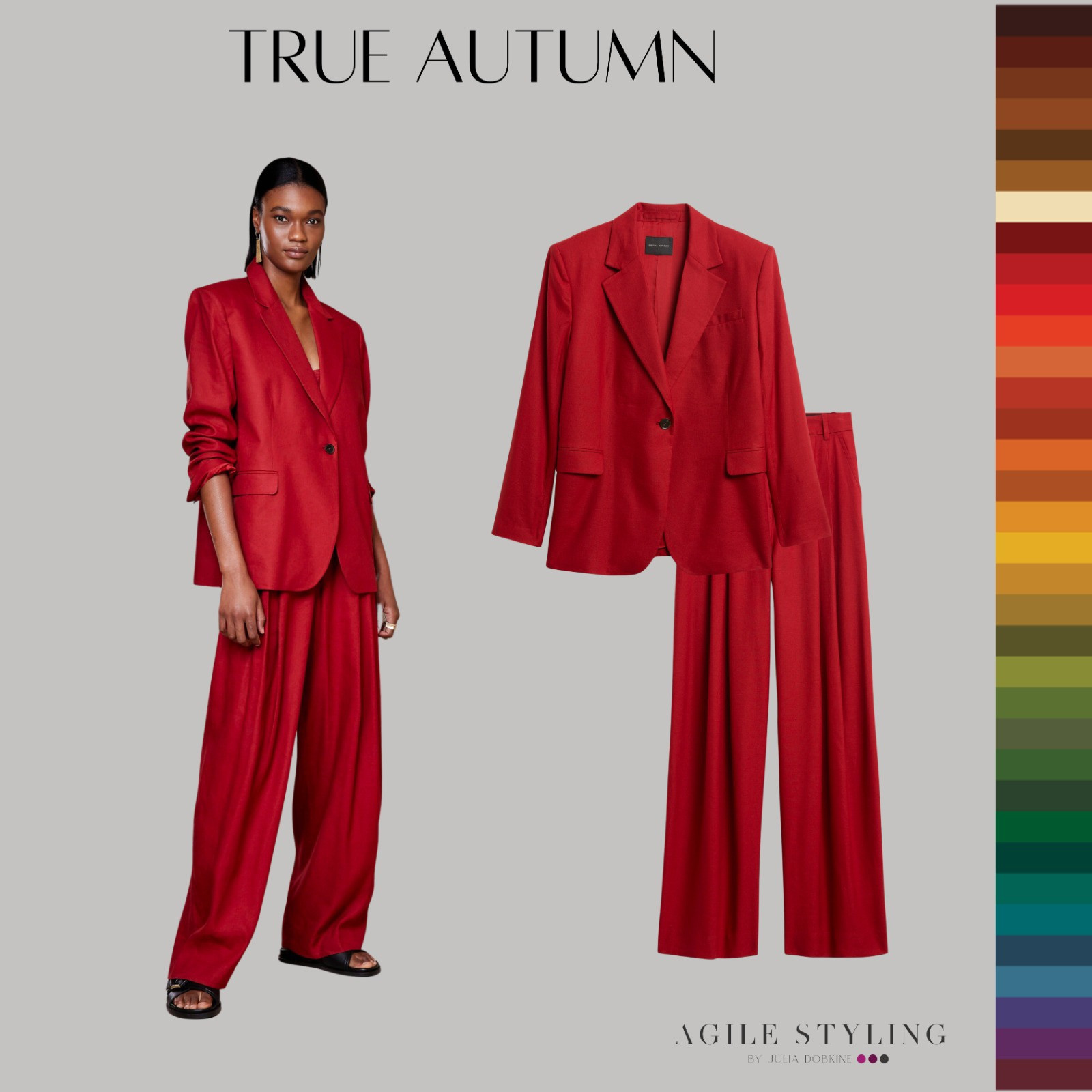 Find the perfect red for all four home seasons! 

Amazing choices to celebrate Lunar New Year or Valentine's Day. ♥️

Choose an elegant red dress for Springs, warm red relaxed-cut pants with a blazer for Autumns, a classic cool red suit for Summers, or a bright red knitted sweater for Winters. 

Shopping for your perfect colors has never been easier with my help 😉

#LTKSeasonal #LTKstyletip #LTKMostLoved