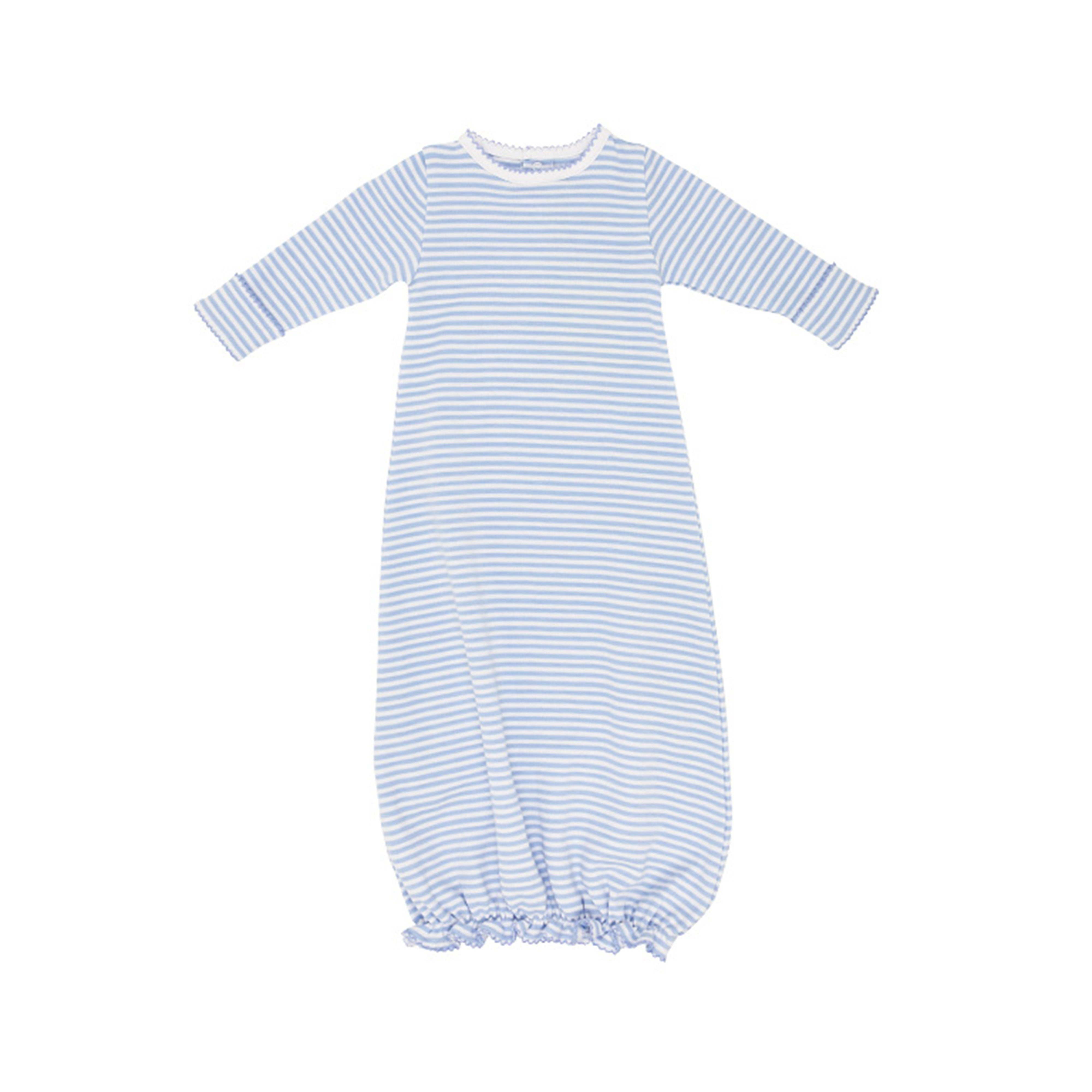 Guy B. Gown - Beale Street Blue Stripe with Beale Street Blue | The Beaufort Bonnet Company