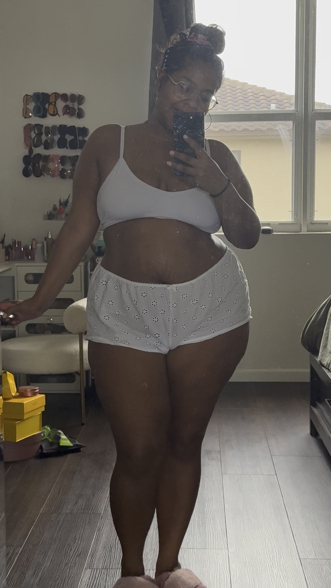 These shorts are the cutestttttt . Super thin. I wear them around the house and as a bathing suit cover up . Wearing xl 

#LTKActive #LTKPlusSize #LTKMidsize