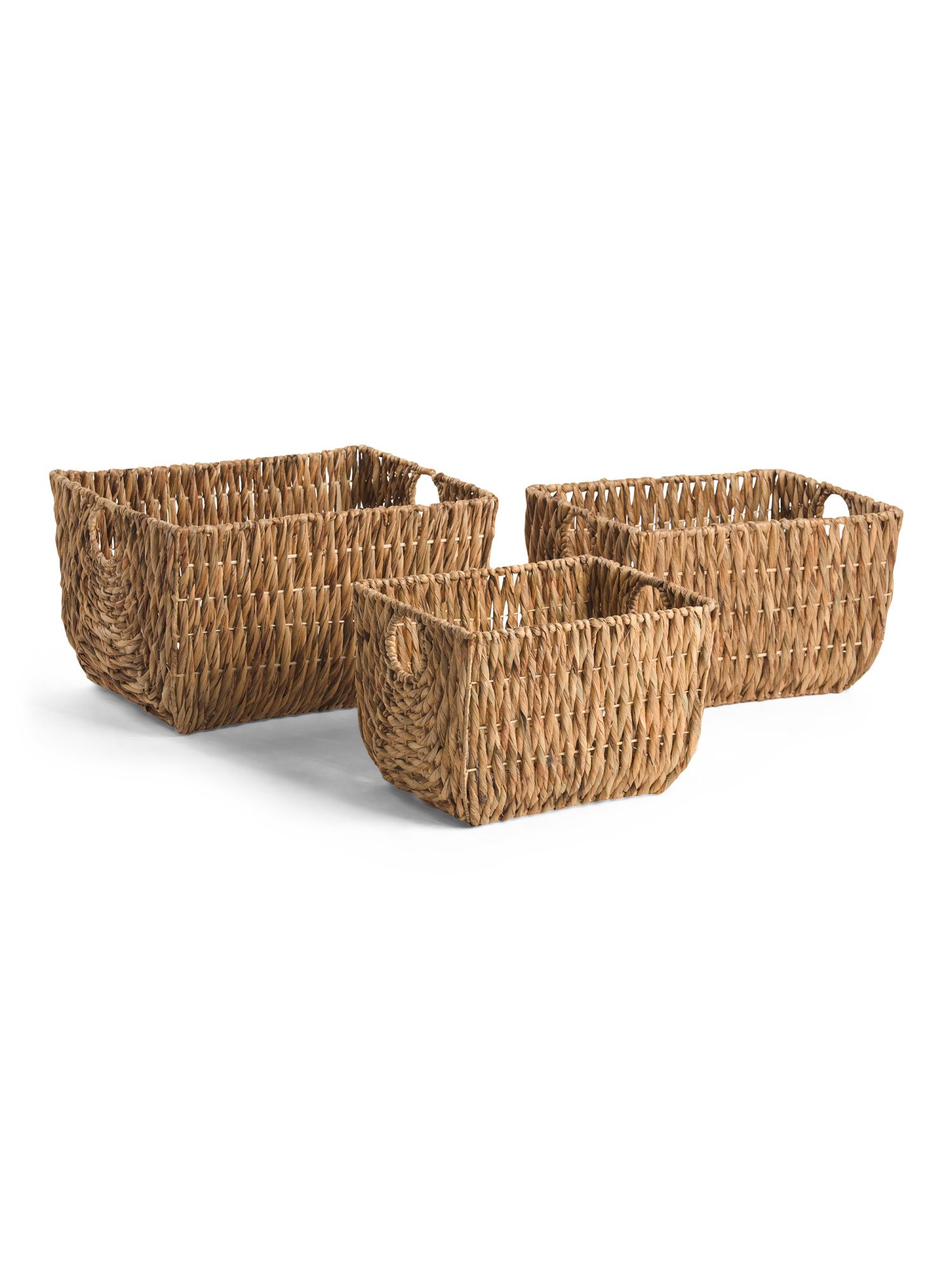 Natural Twisted Water Hyacinth Basket Collection | Office & Storage | Marshalls | Marshalls