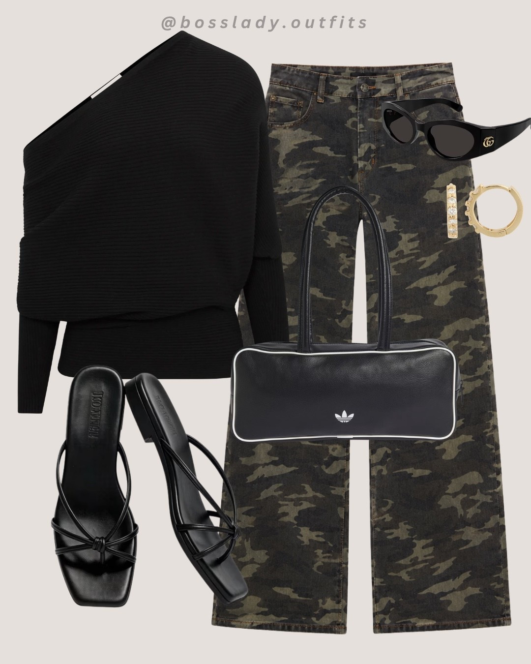 Off duty and still that girl

Tags: camo pants outfit, off shoulder sweater outfit, fall outfit inspo, black and camo outfit, going out outfit, street style outfit, casual chic outfit, wide leg jeans outfit

#LTKstyletip #LTKshoes #LTKbag
