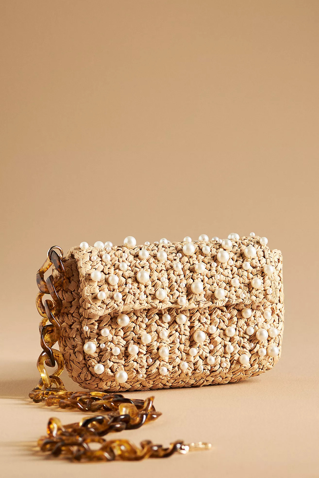 The Fiona Shoulder Bag: Embellished Raffia Edition | Anthropologie (US)