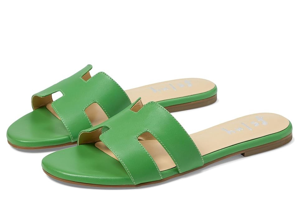 French Sole Alibi Sandal Women's Shoes Kelly Green : 7.5 M, Leather | Zappos