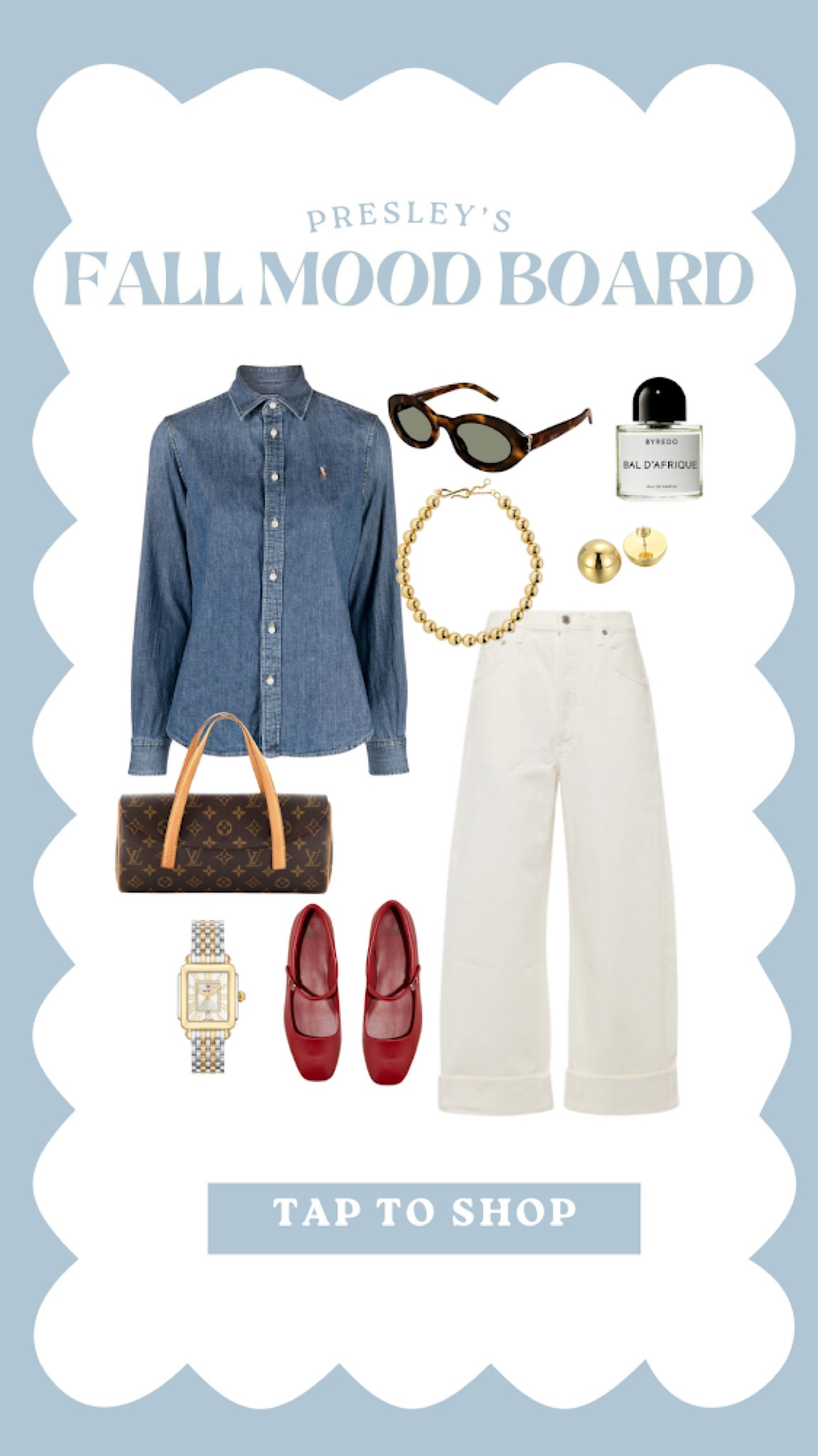 Just bought this denim button down and I can’ttttt wait for it to come in! I’m (clearly) already dreaming of how I should style it! ♥️ Also — these red Mary Jane’s are seriously the best deal and soooo comfortable! They feel like they’re $$$!

#LTKSeasonal #LTKShoeCrush #LTKStyleTip