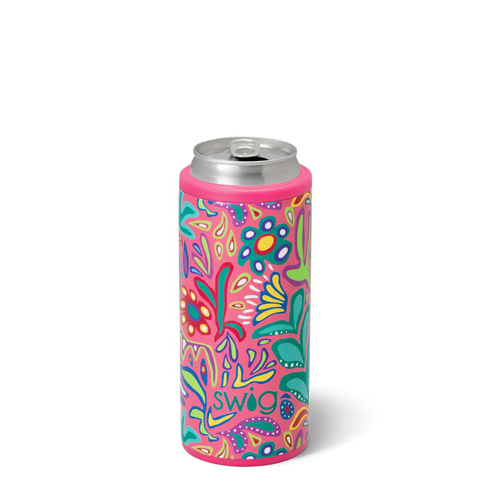 Flora Rosa Skinny Can Cooler 12oz | Swig Life