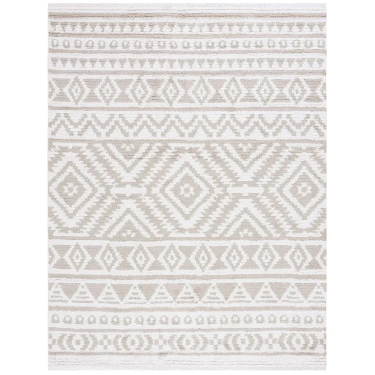 SAFAVIEH Augustine Emmett Geometric Area Rug, Beige/Ivory, 8' x 10' - Walmart.com | Walmart (US)