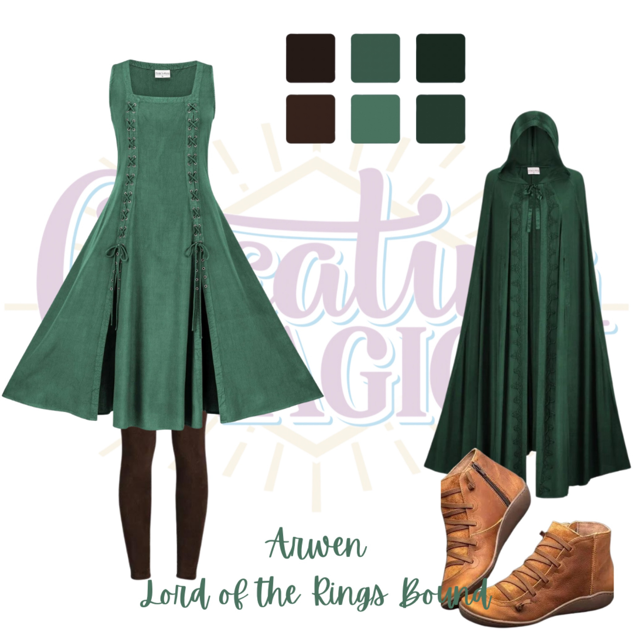 The perfect ren faire look from Holy Clothing 