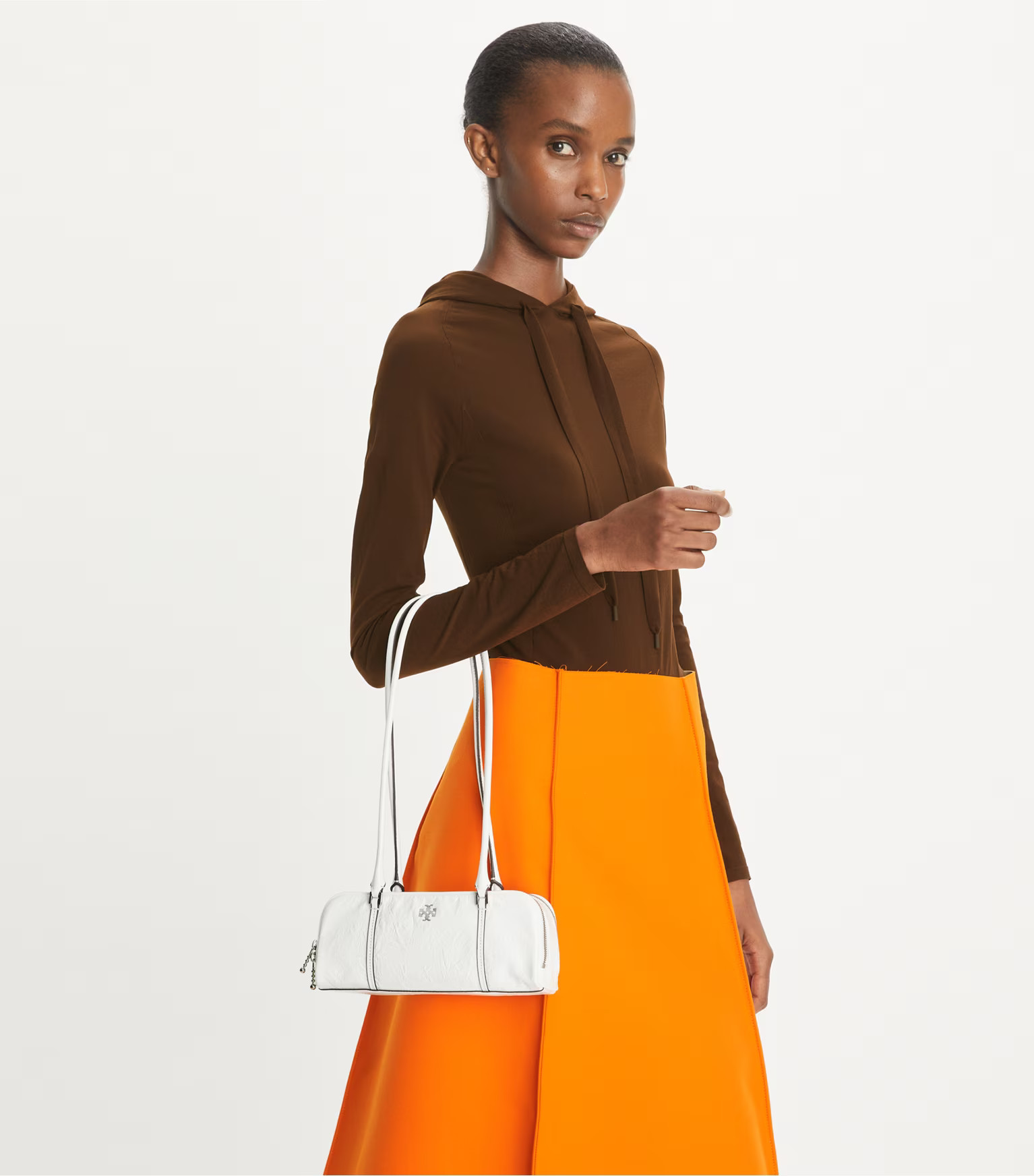 MINI CRINKLE LEATHER MARSHMALLOW SATCHEL | Tory Burch (US)