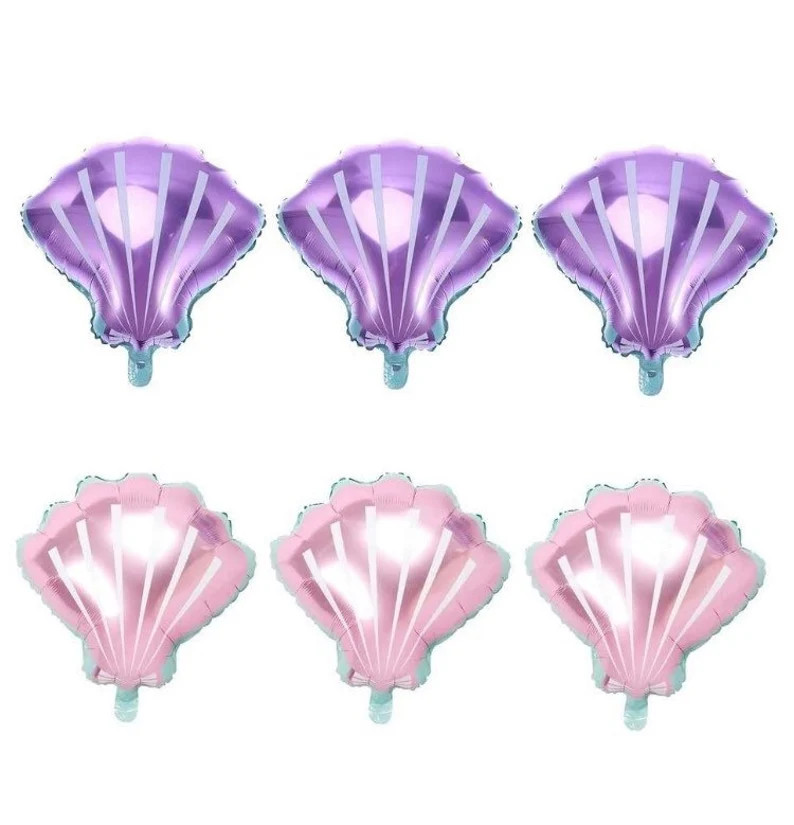 Mermaid Party Shell Balloons - Under The Sea Party Decorations Mermaid Party Decorations Mermaid ... | Etsy (US)