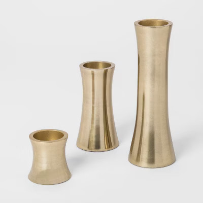 Candle Holder Set of 3 - Gold - Project 62™ | Target