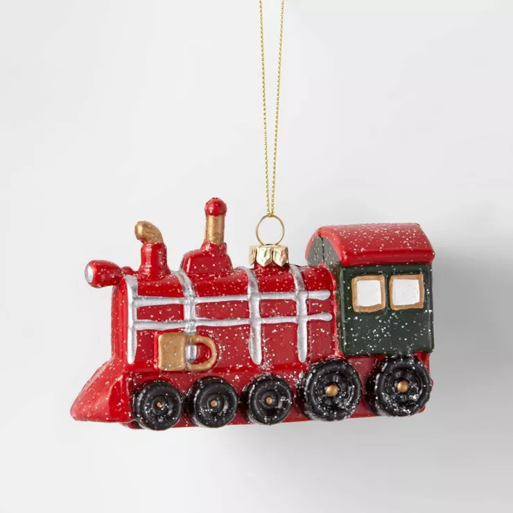 4" Plastic Train Christmas Tree Ornament Red - Wondershop™ | Target