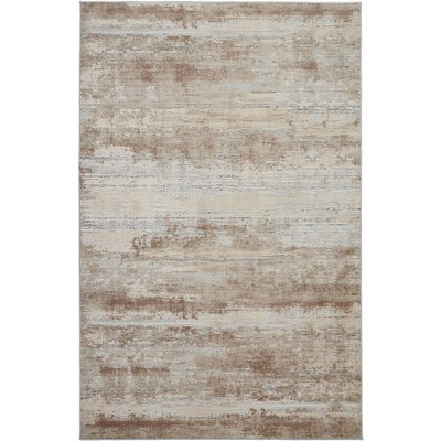 Nourison Rustic Textures Modern Indoor Area Rug Beige 3'11" x 5'11" | Target