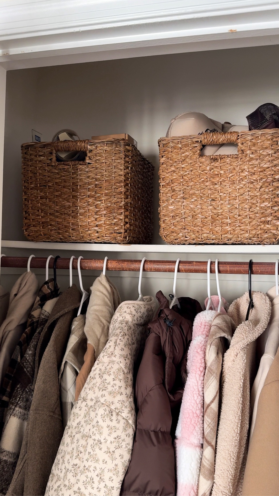 Re-organized my coat closet! I’m linking below the baskets I used to store stuff as well as my outfit! 

I’m wearing a size large in my pants and a size medium in the button up! For reference I wear a size 6 in jeans! 

#LTKHome #LTKSeasonal #LTKdayinmylife