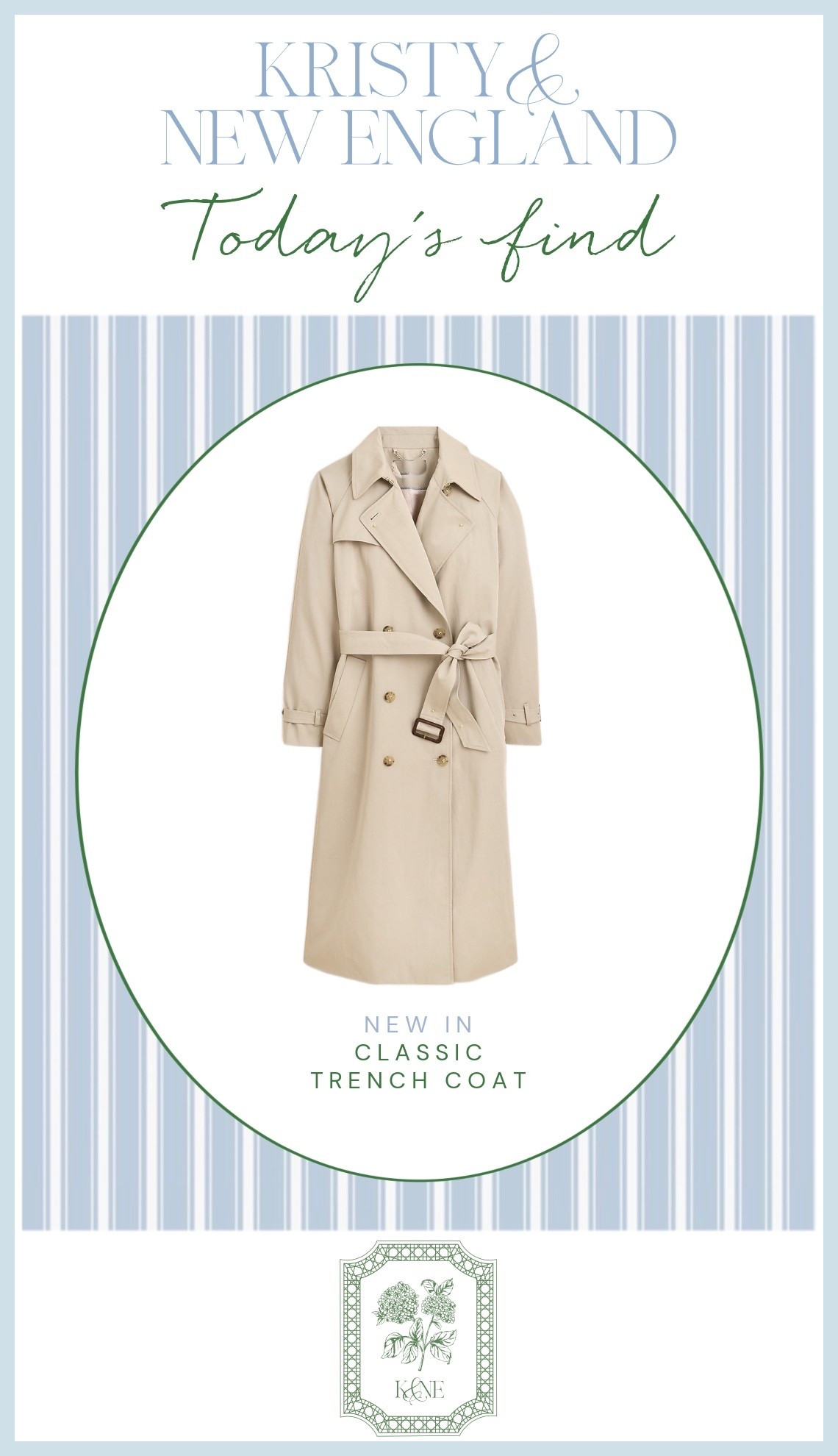 Classic trench coat

#LTKOver40 #LTKSeasonal