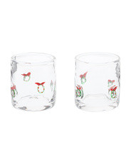 2pk Christmas Wreath Double Old Fashioned Glasses | Kitchen & Dining Room | Marshalls | Marshalls